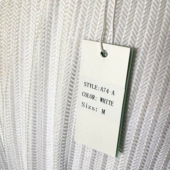 Paradise | White Mesh Swim Cover-Up - Picture 5 of 9